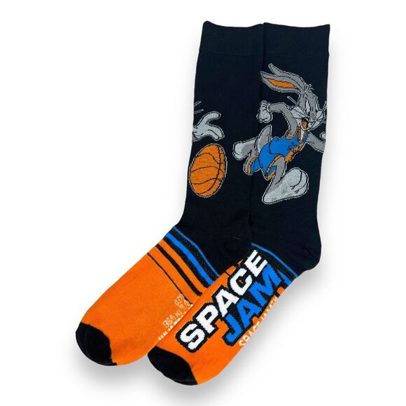OFFICIAL Space Jam Crew Socks ADULT SHOE SIZE 6-12 Bugs Bunny & Taz Looney Tunes - Picture 2 of 15